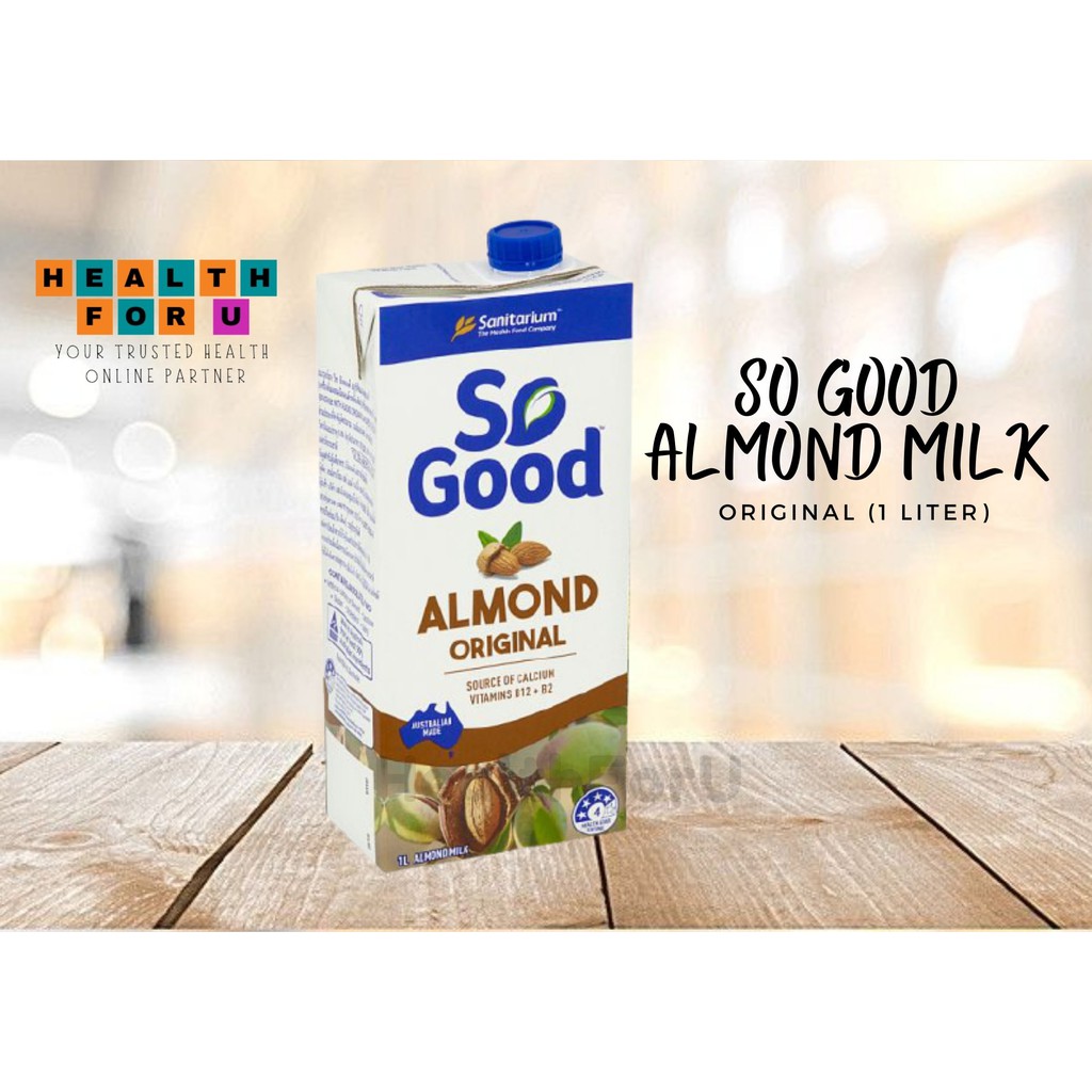 So Good Almond Milk Original (1L x 1pack)// almond milk // lactose free