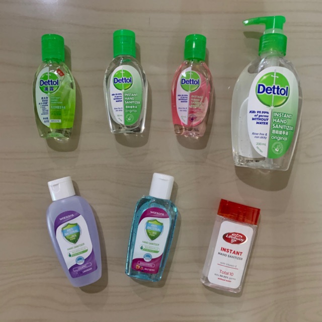 Dettol Hand Sanitizer 50ml / Lifebuoy Hand Sanitizer 50ml / Watsons