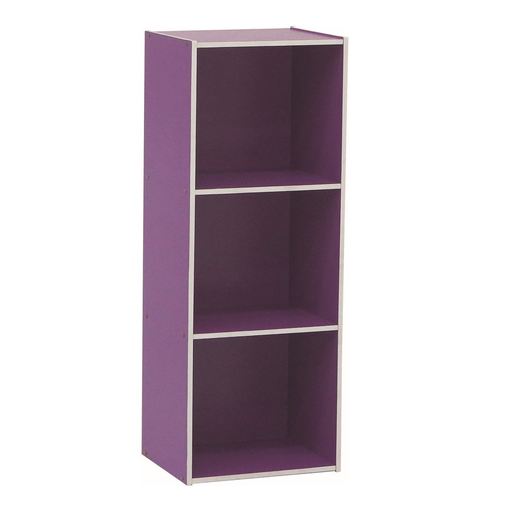 Furniture Direct 1553 multipurpose 3 tier storage colorbox