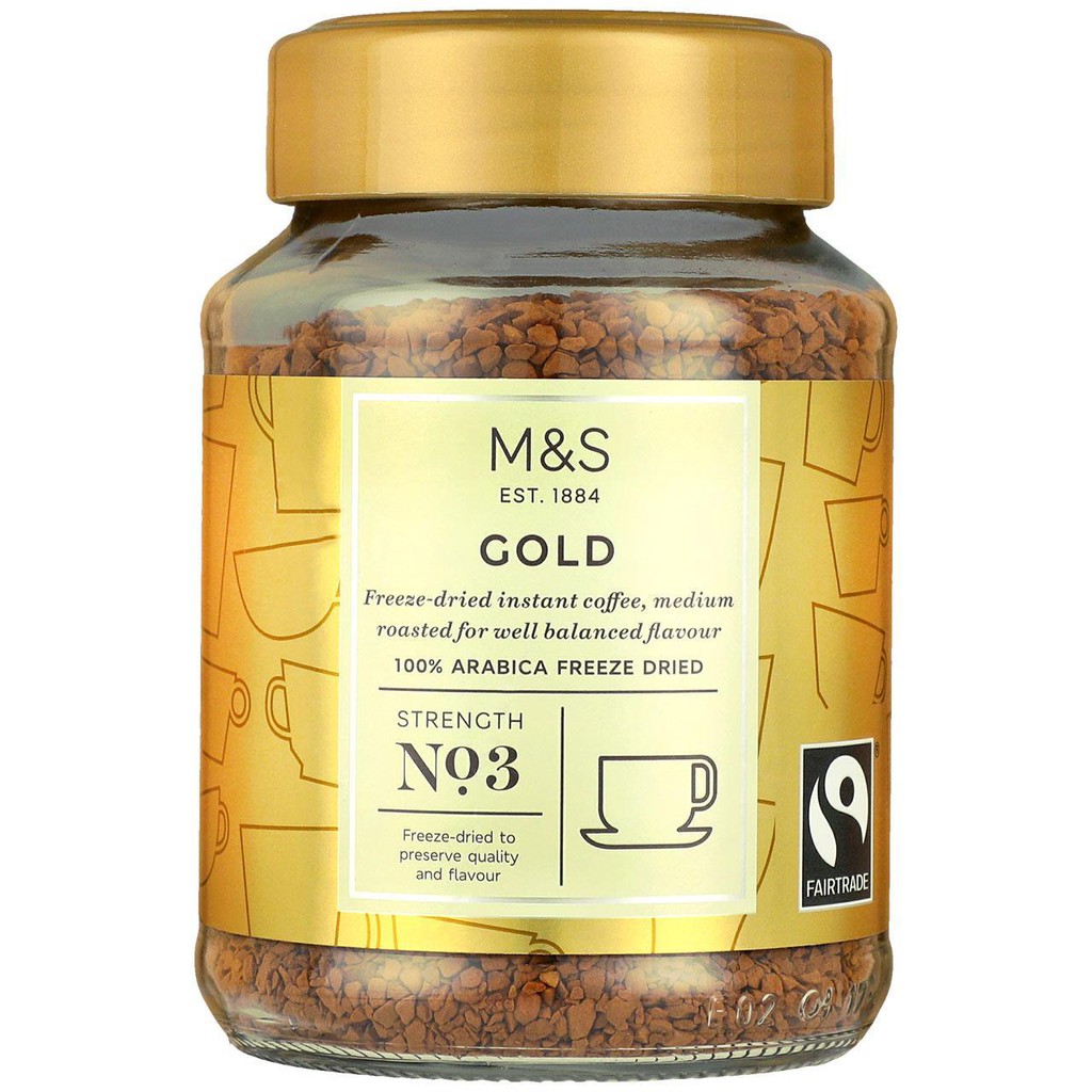 Marks & Spencer Gold Instant Coffee (M&S) Shopee Malaysia