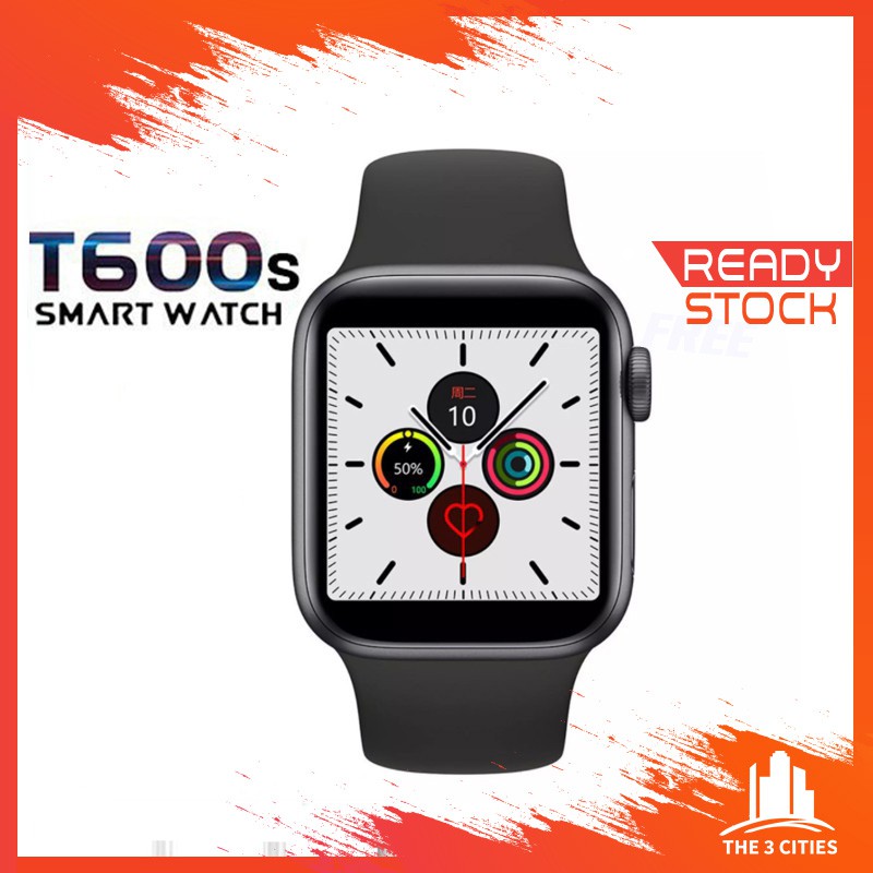 2020 T600 / T600s Smart Watch Sport Band Touch Screen Bluetooth Jam Fitness Tracker Blood Monitor Heart Rate