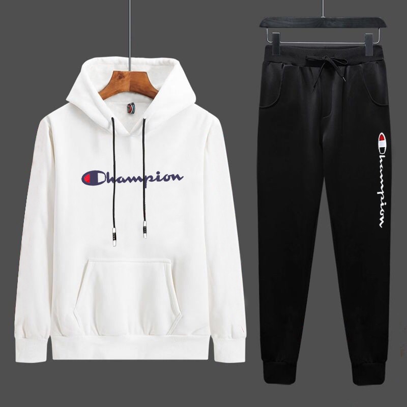 champion hoodie suit