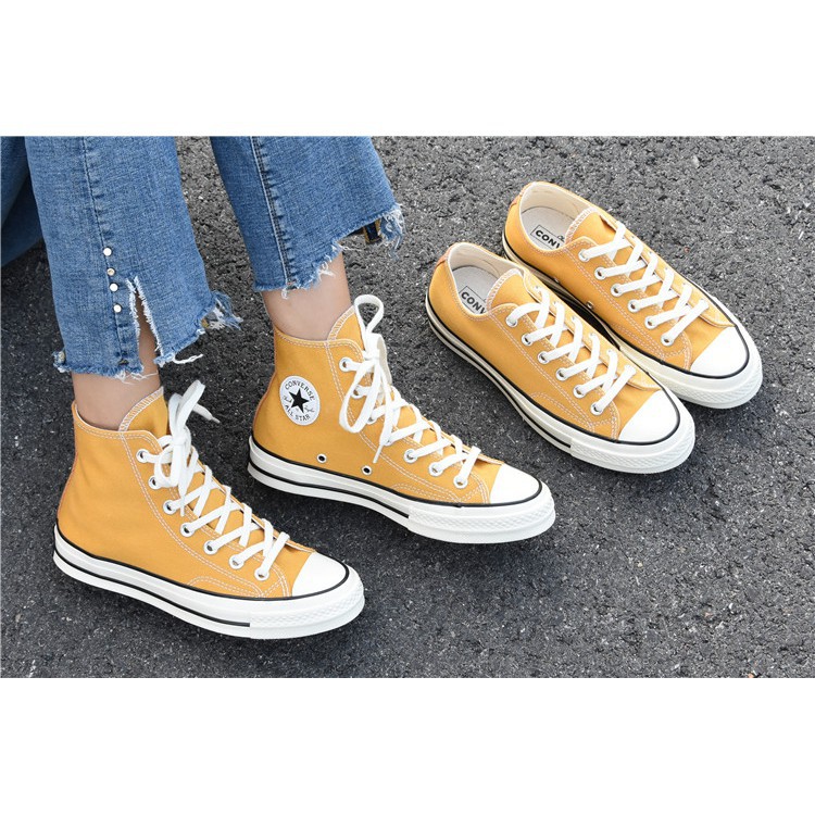 converse high cut mustard yellow