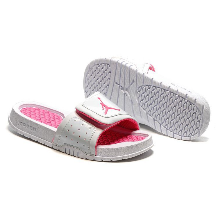 womens jordan sandals pink