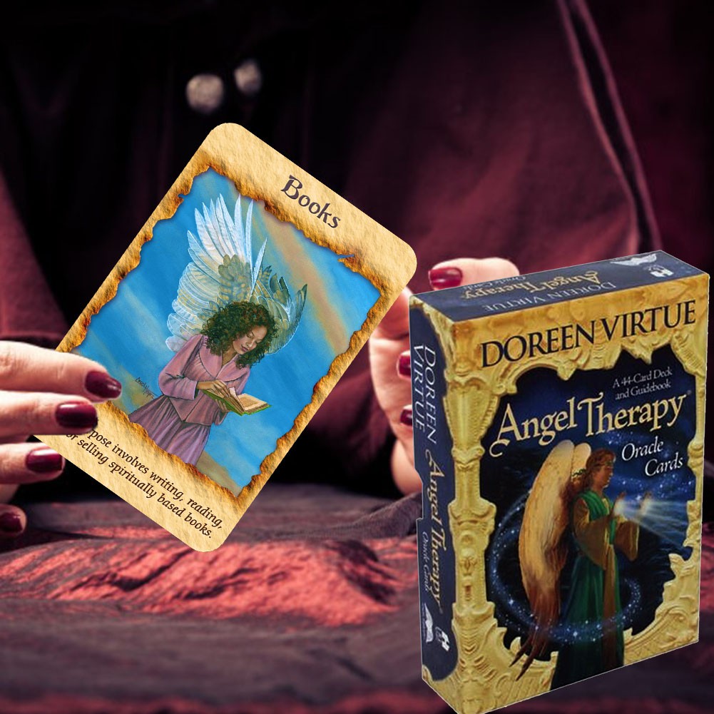 New English Version Tarot Deck Tarot Cards Doreen Virtue Angel Therapy Oracle Cards High Quality Tarot Deck Board Game Cards Shopee Malaysia