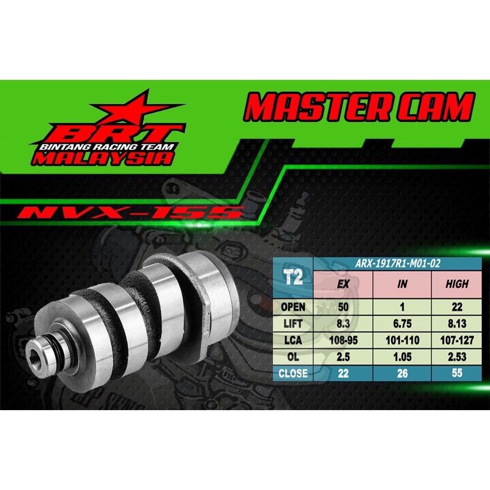 BRT RACING HIGH CAM / CAMSHAFT NVX NVX155 Shopee Malaysia