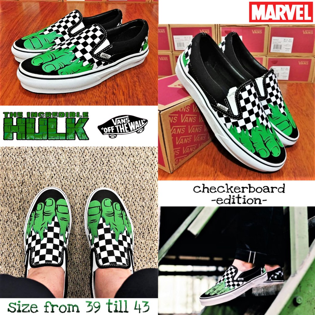 vans slip on hulk