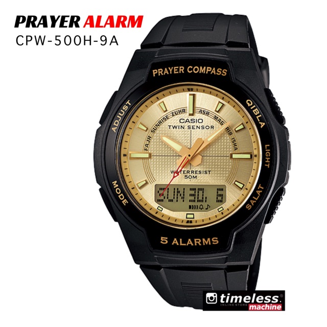 prayer compass watch