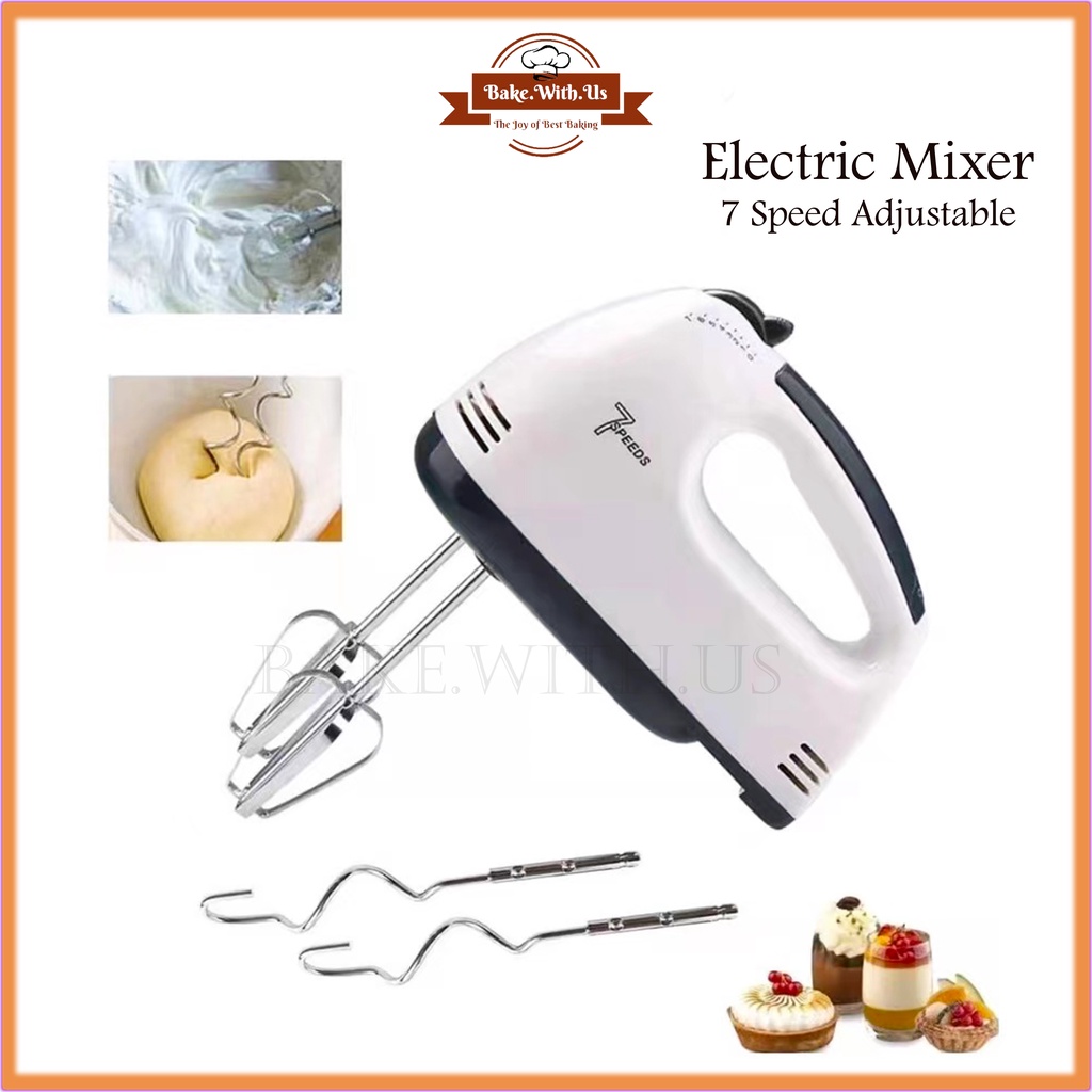 Hand Mixer Mixer baking mixer egg beater 7 Speed Portable Electric Egg Beater Blender Baking Mixer Hand Blender