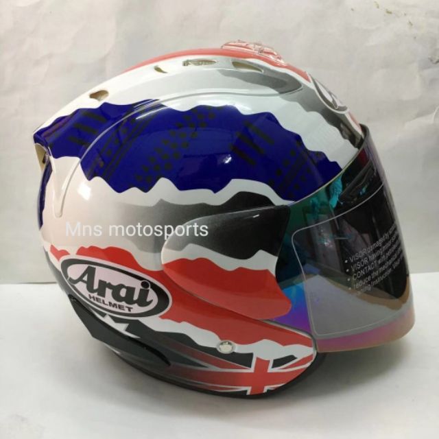 arai open face helmet