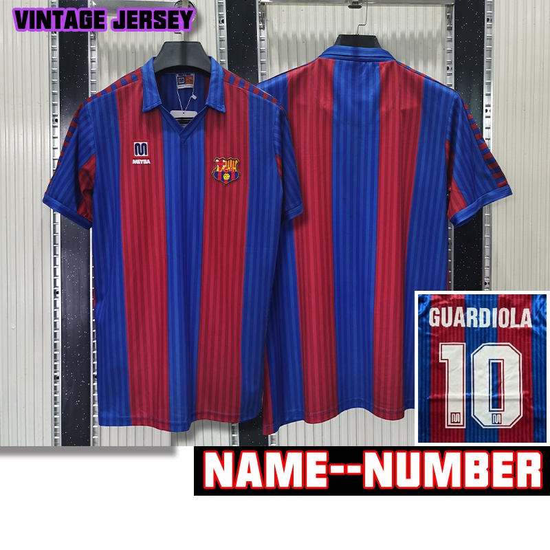 1989-92 Barcelona home retro Soccer Jersey soccer jersey-s-2xl* available in stock*