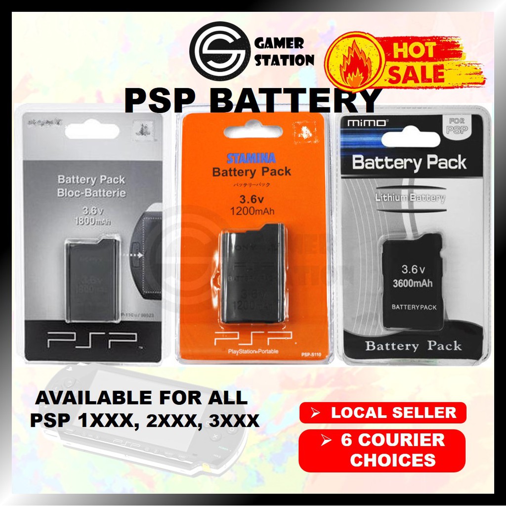[PROMO] PSP BATTERY 1000 2000 3000 Model OEM Ready Stock Shopee