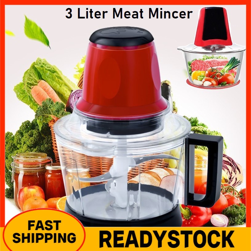 NEW BIG 3L Meat Grinder Meat Mixer Meat Dry Mill Drymill Blender Kering Pengisar kering Pengisar bawang Pengisar daging