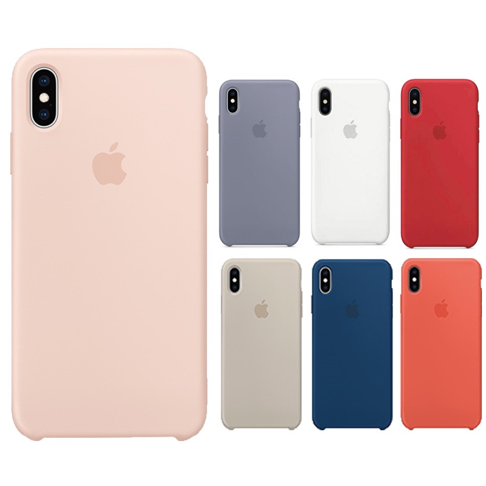 Ready Stock Iphone Xs Xr Xs Max Liquid Silicone Case Shopee