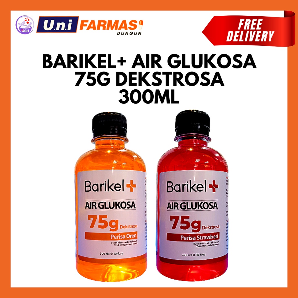 [FREE SHIPPING] BARIKEL+ AIR GLUKOSA 75G DEKSTROSA 300ML [AIR GULA IBU