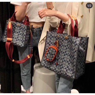 coach denim bag