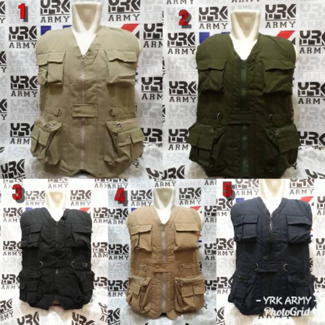 Field Work Vest wartawan Vest crew Vest cargo tactical Vest Shopee Malaysia