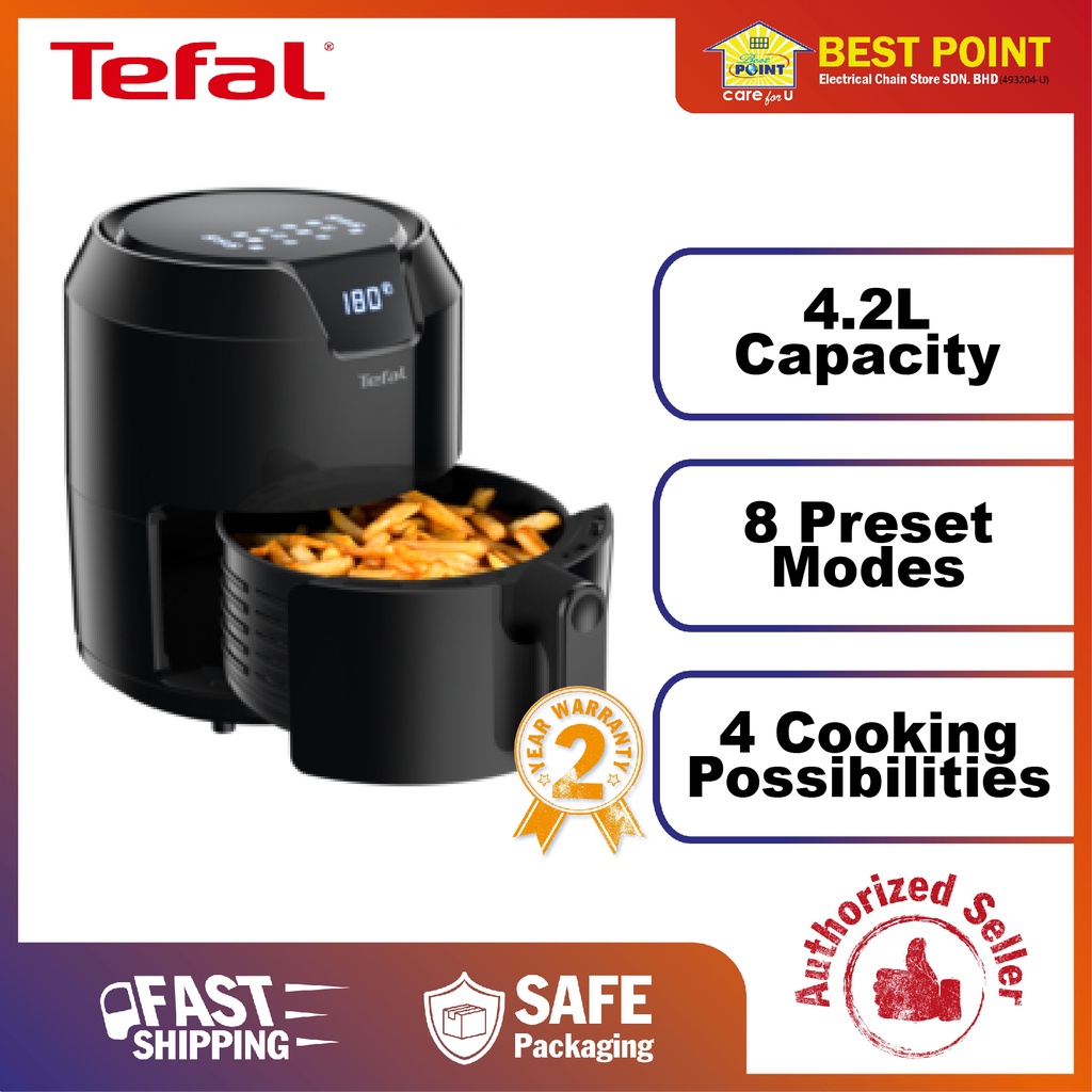 TEFAL Easy Fry Classic Air Fryer (4.2L) EY4018 Shopee Malaysia