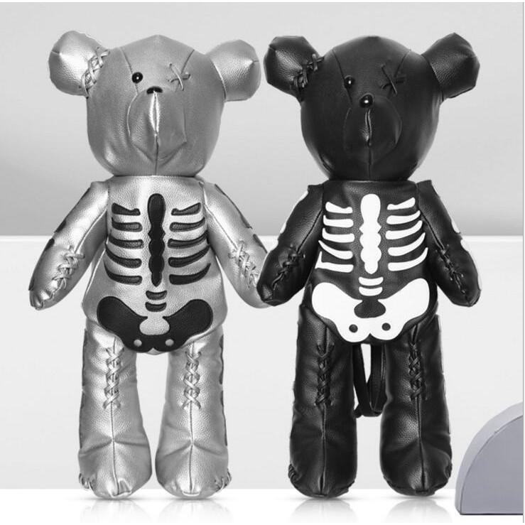 skeleton teddy bear