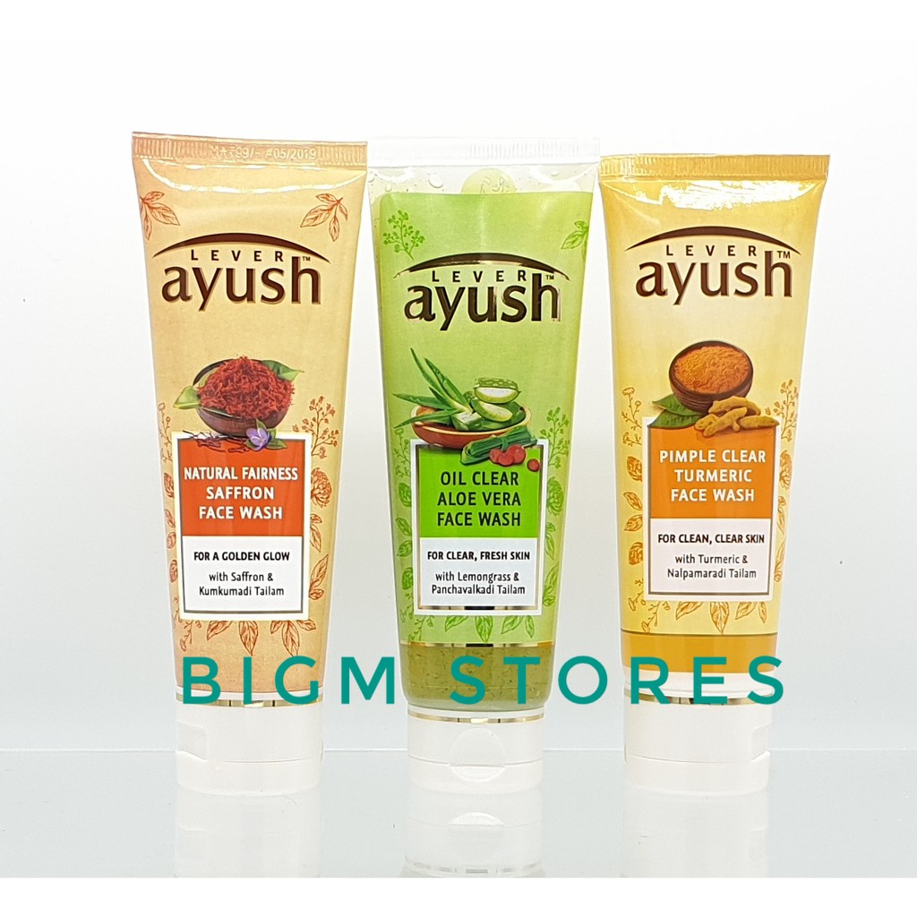 Ayush Face Wash 80g (Aloe vera, Saffron and Turmeric) | Shopee Malaysia