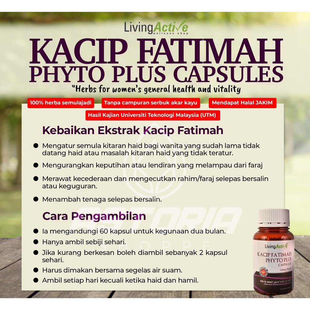 Ekstrak 100 Kacip Fatimah Phyto Plus Produk Utm 60 Biji Atasi Haid Tidak Teratur Letih Keputihan Senggugut Teruk Shopee Malaysia