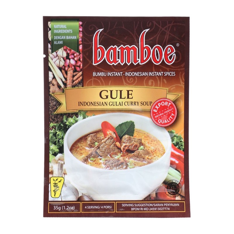 Perencah Gule Bumbu Instan Gulai Bamboe Shopee Malaysia