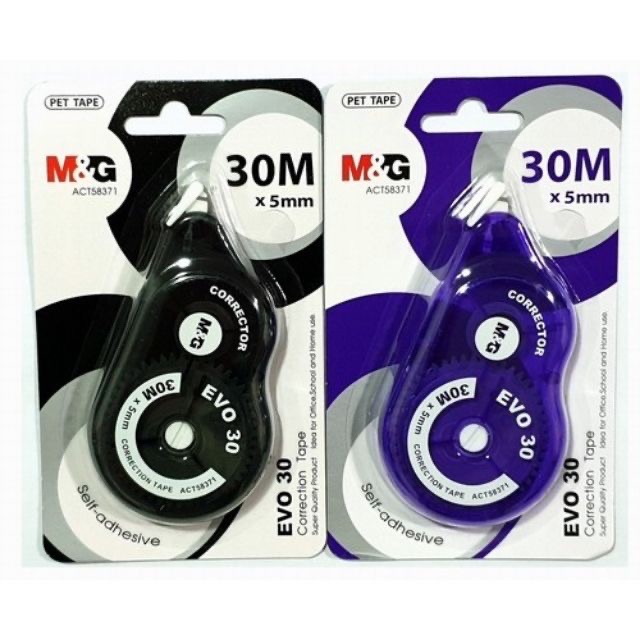 M&G Correction Tape 30M x 5mm EVO 30 ACT58371 Shopee Malaysia