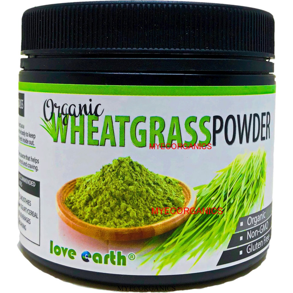 Love Earth Organic Wheat grass Powder 185g , Exp 4/2024 Shopee Malaysia