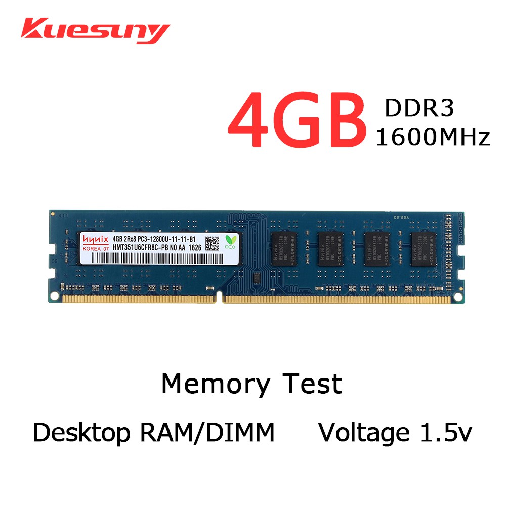 8gb 2x 4gb 2rx8 Pc3 Ddr3 1600mhz 240pin Dimm Intel Ram Desktop Memory Cl11 Memory Ram Computers Tablets Networking