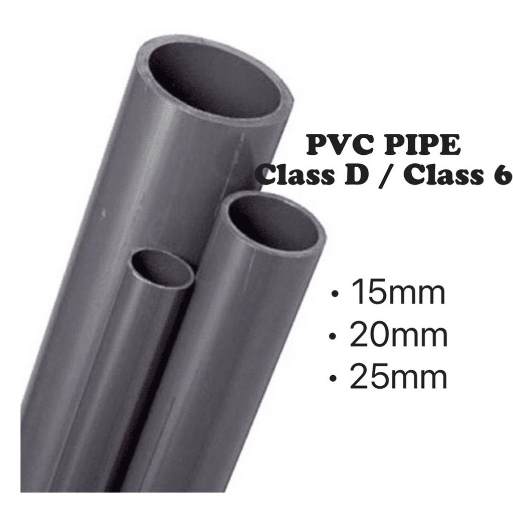 1 FEET (1/2" 15mm/ 3/4" 20mm/ 1" 25mm) PVC Pipe Grey PVC Water Pipe