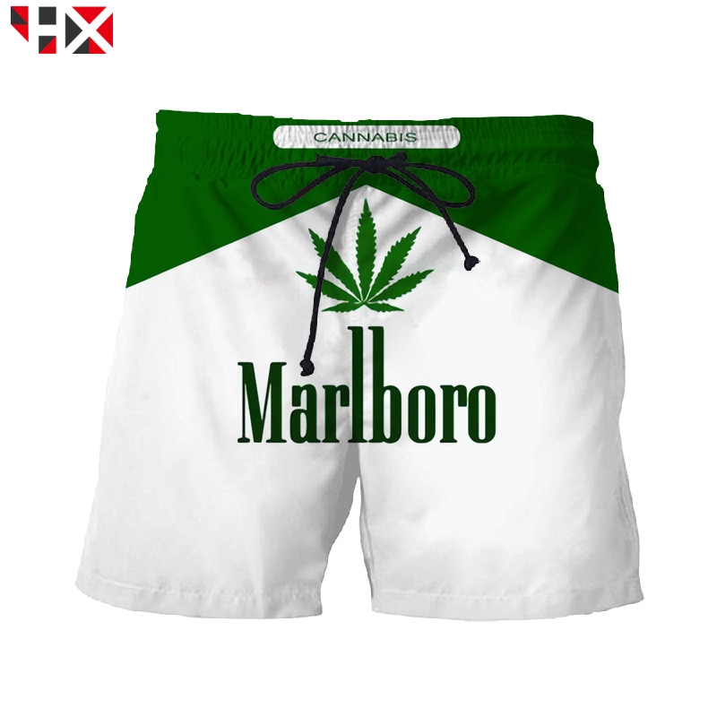 weed swim trunks