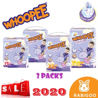 [ 3Packs ]PETPET Tape Diaper Mega Packs S/M/L/XL | Shopee