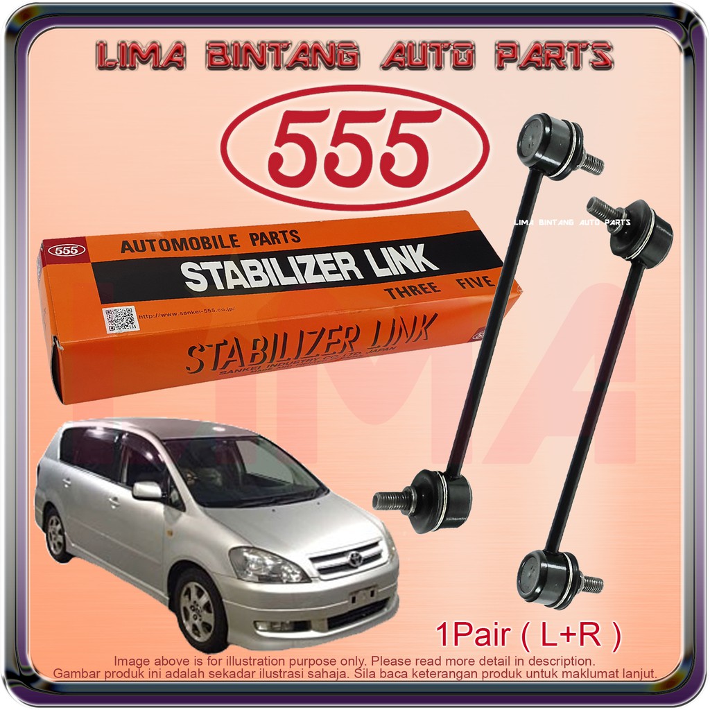 Toyota Ipsum ACM21 Front Stabilizer Link , Absorber Link ( Sankei 555 ...
