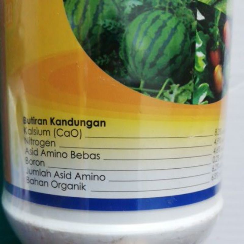 Amino Calcium 1liter Baja Foliar Shopee Malaysia