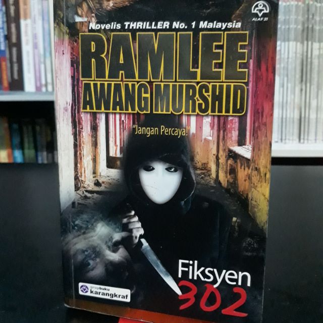 Fiksyen 302 Ramlee Awang Murshid Thriller Shopee Malaysia