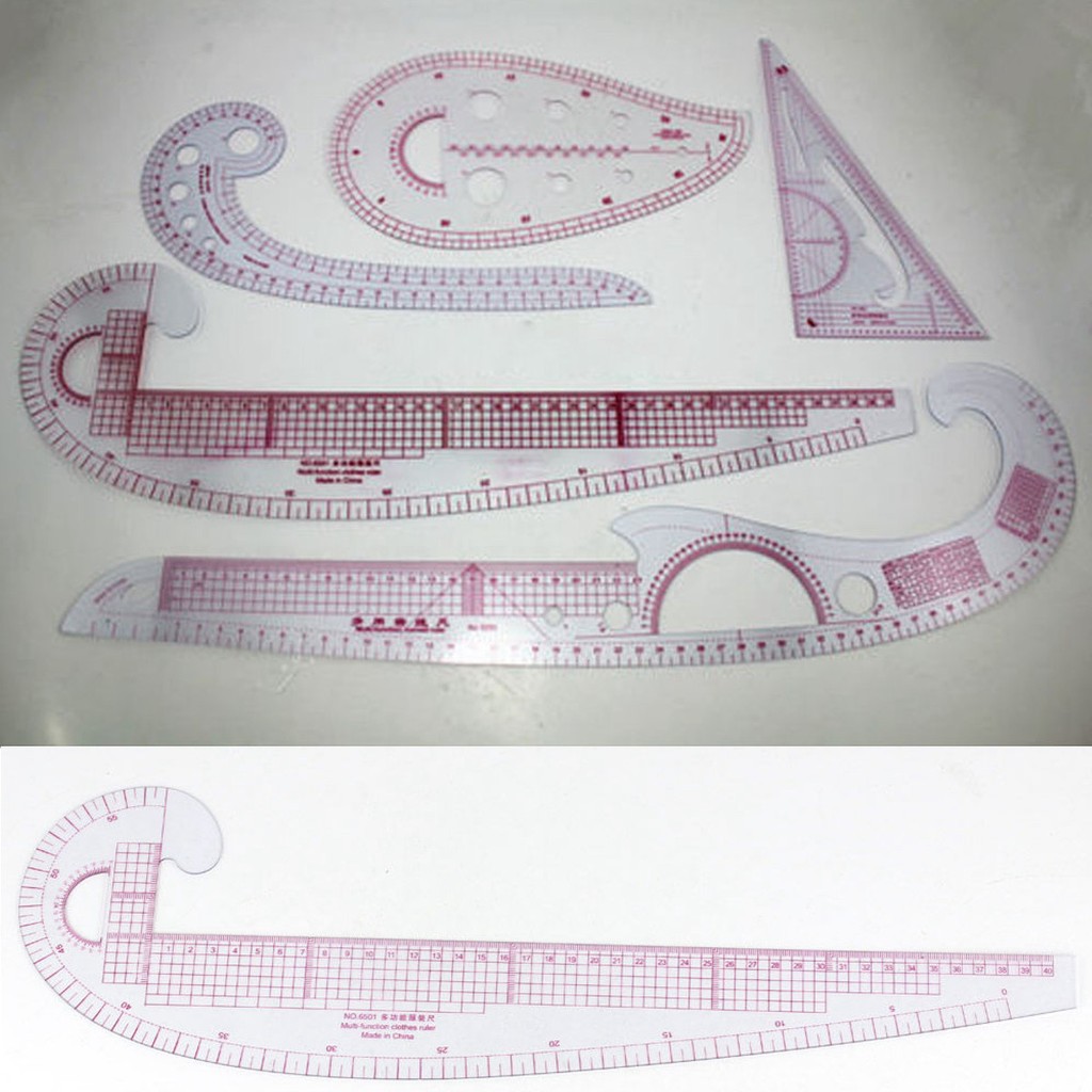 3in1 Plastic Curve Sewing Ruler Measure DIY For Dressmaking Tailor Grading 