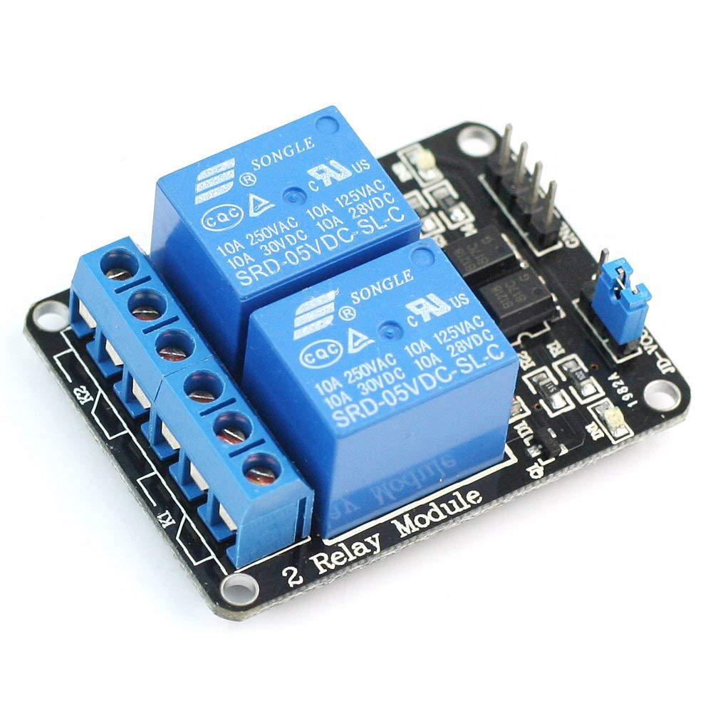 Arduino Opto isolator 2 Channel Relay 2 Way 5V Relay Module Shopee