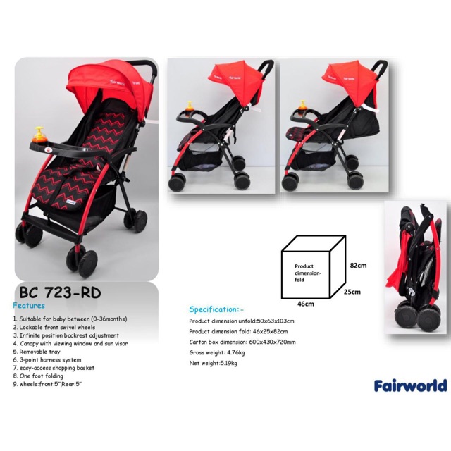 fairworld twin stroller