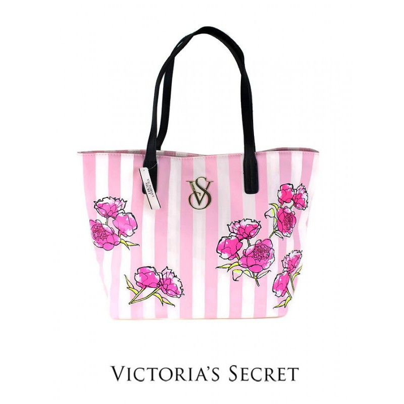 victoria secret floral tote