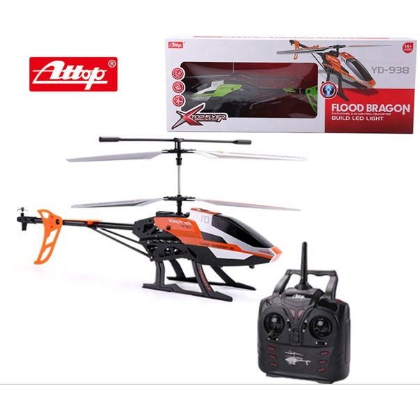 a remote control helicopter