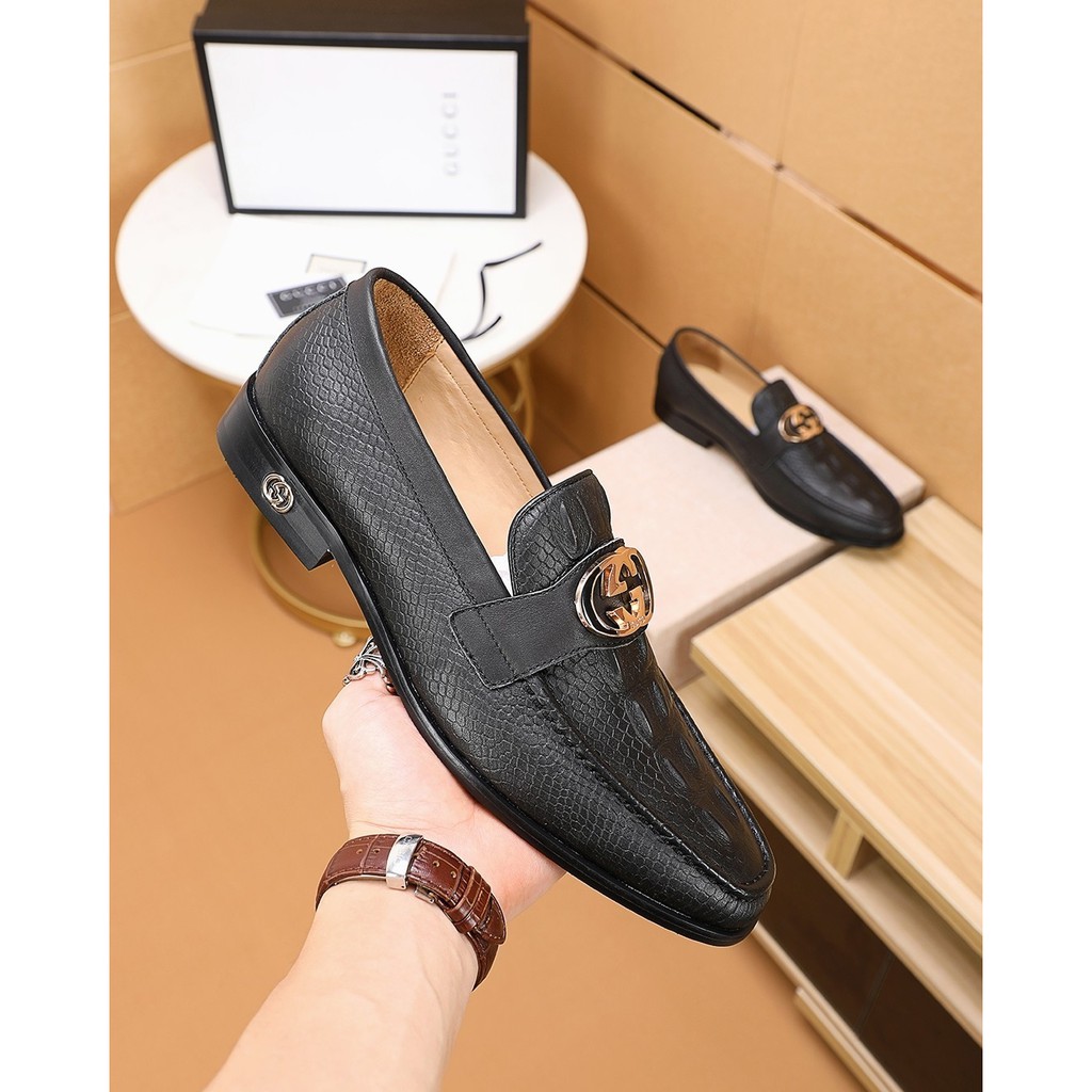 gucci flat shoes men