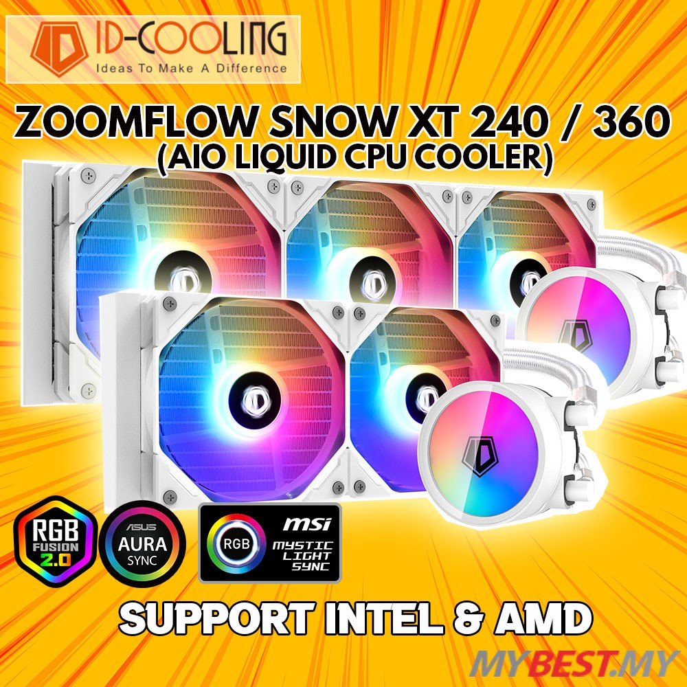 Сво для процессора id cooling zoomflow 360xt snow обзор