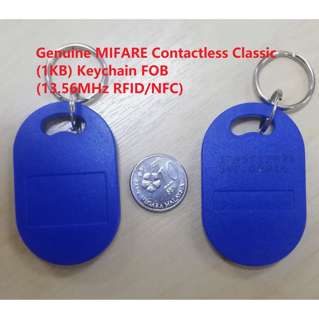 Mifare Contactless Rfid Nfc Classic Kb Keychain Fob Genuine