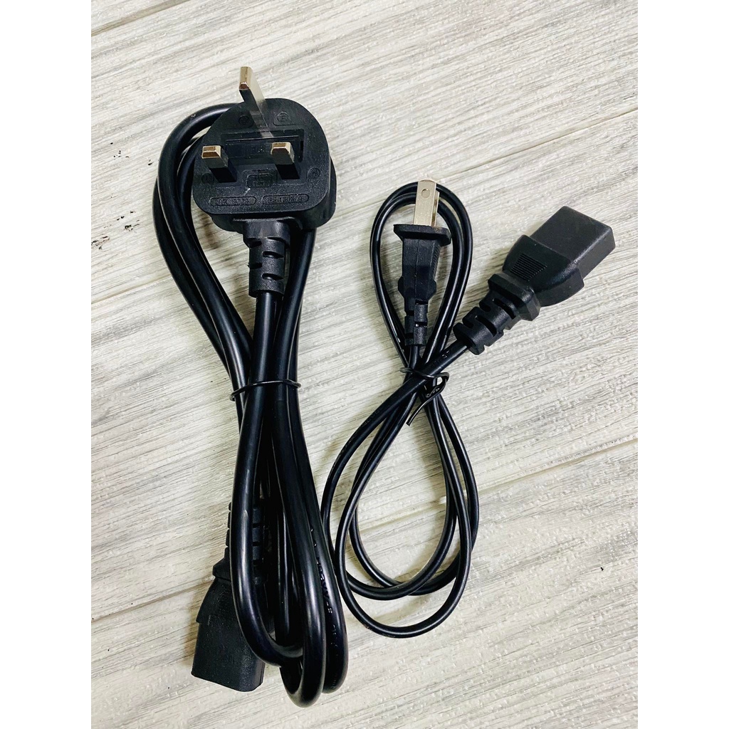 3PIN / 2PIN AC CORD WAYAR 13A CABLE PLUG COMPUTER / RICE COOKER
