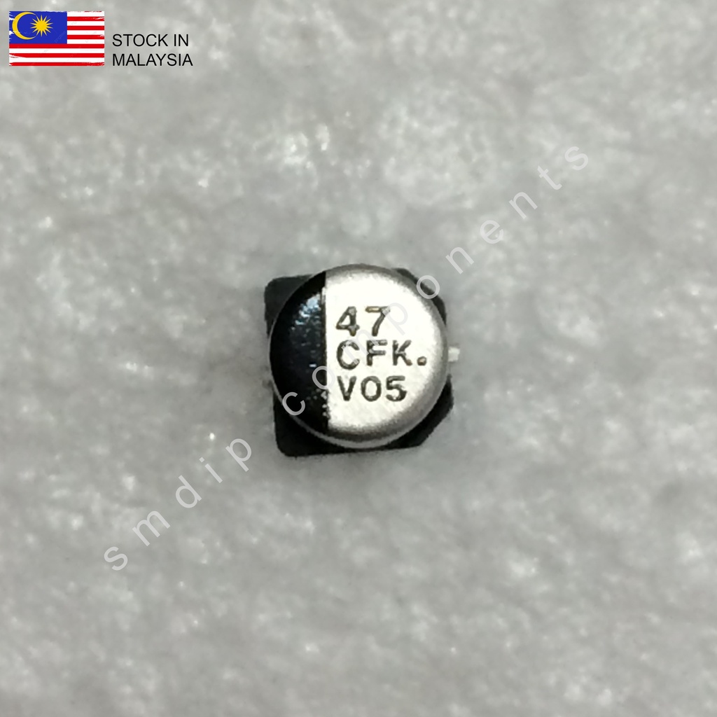 Condensatore 33uf-35v Smd 105° 6.3x6.0mm UNIVERSALE - Foto 4