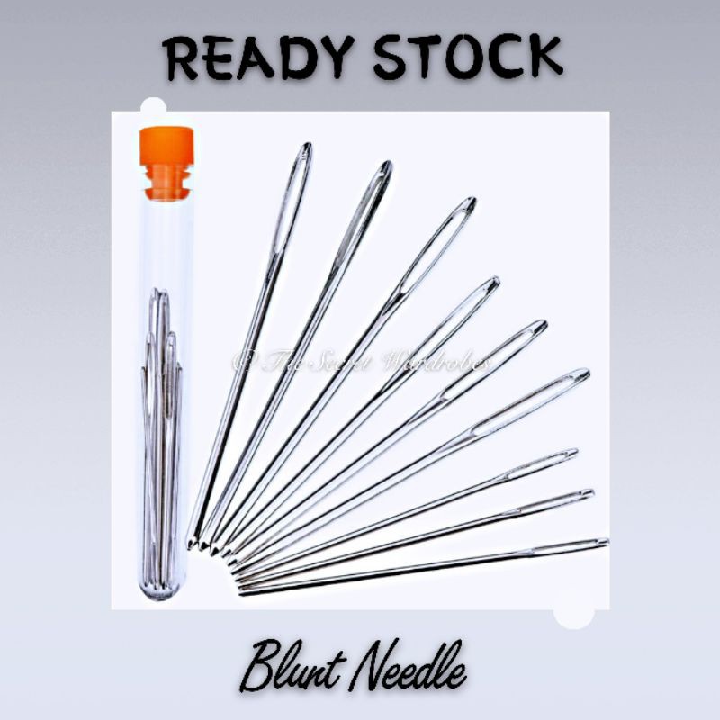 [Ready Stock] 9pcs Blunt Needle Set / Tapestry Needle / Crochet Needle ...