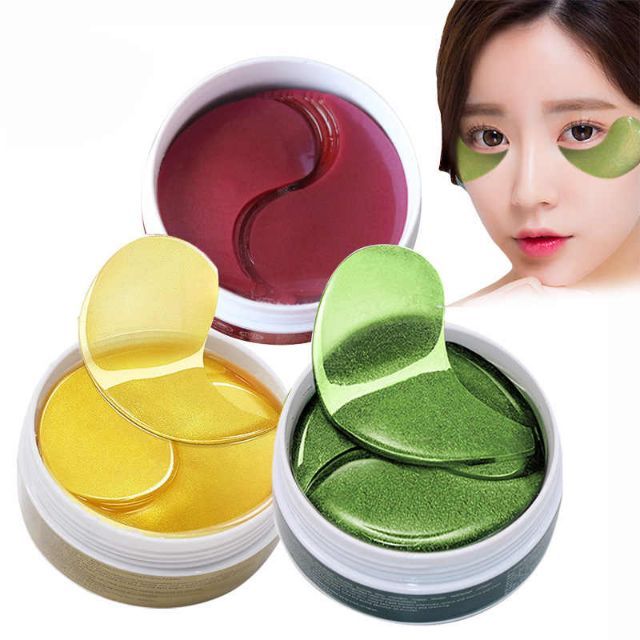 60pcs Collagen Eye Mask Gel Eyes Patches Moisturizing Hyaluronic Acid Remover Dark Circles Anti Age Red Sleep Masks