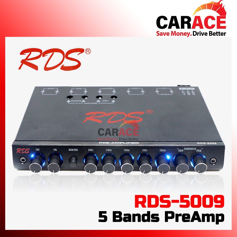 5Band PreAmp TAKA Parametric Preamp With Subwoofer Output Suitable