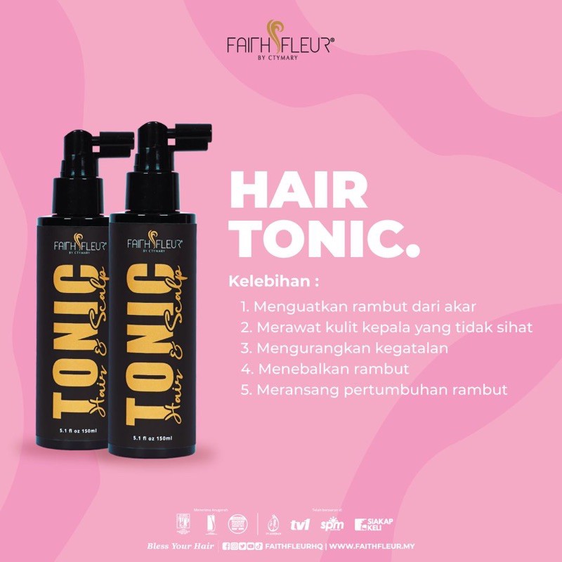 HOT ITEM FAITH  FLEUR HAIR TONIC Shopee  Malaysia