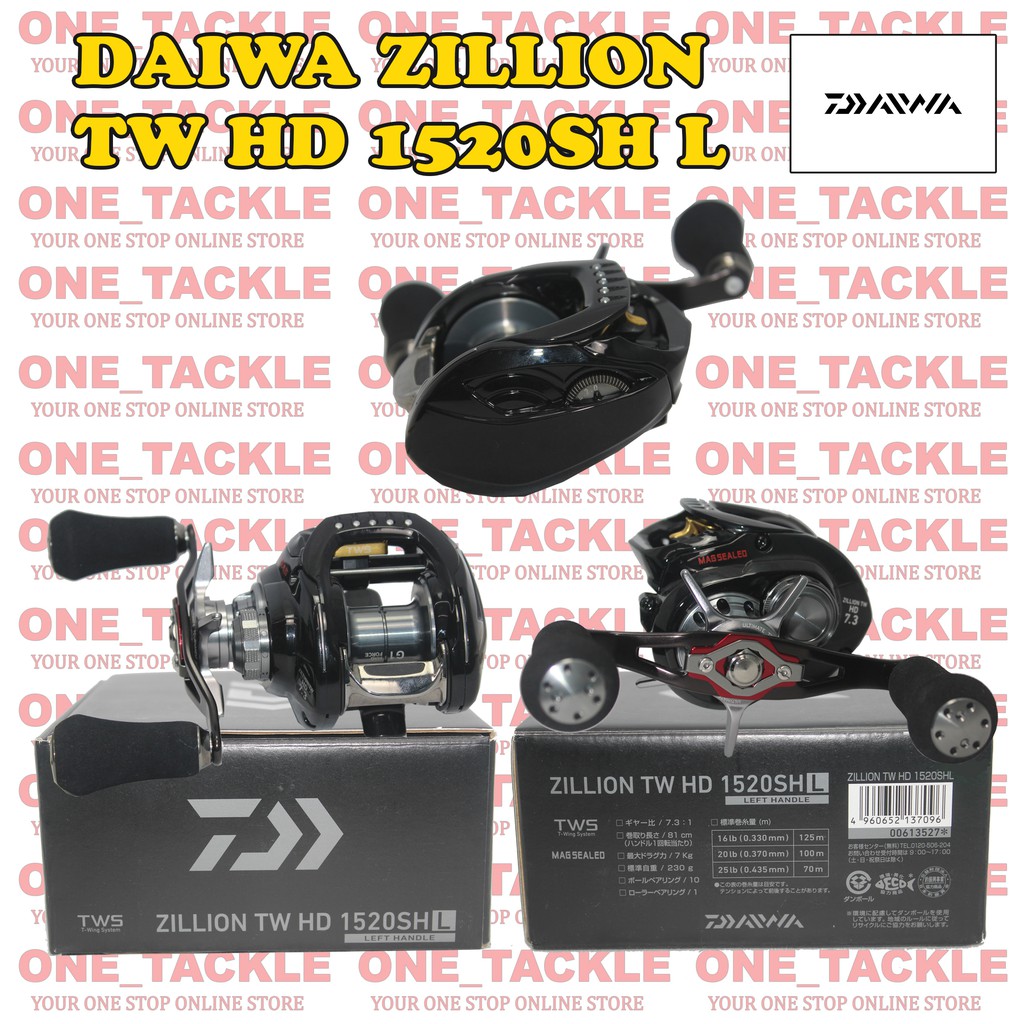 24h Ships Daiwa Zillion Tw Hd 15 Baitcasting Reel Shopee Malaysia